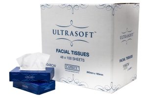 Caprice Ultrasoft Facial Tissues 100 sheets x 48 Packs/ctn