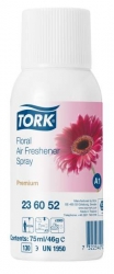 Tork Air Freshener Spray - Floral - 12 cans x 75ml/each