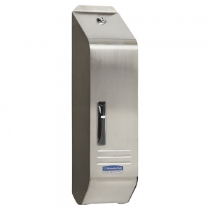 KCP 4405 Single Sheet Toilet Tissue Dispenser, Lockable Stainless Steel, Compati