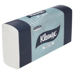 KLEENEX 4456 Optimum Hand Towel, White 30.5cm x 24cm, 120 Towels per Pack, 20 Pa