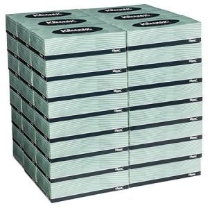 KLEENEX 4720 Facial Tissue, White 2 Ply, 100 Tissues per Pack, 48 Packs per Case