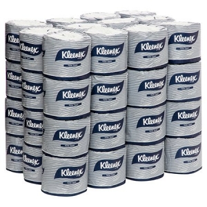 KLEENEX 4737 Executive Toilet Tissue, White 2 Ply, 300 Sheets per Roll, 48 Rolls