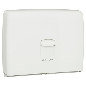 AQUARIUS 69570 Toilet Seat Cover Dispenser, White Lockable ABS Plastic, Compatib