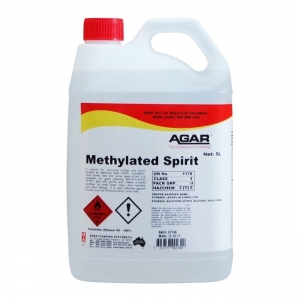 Agar Methylated Spirit - Glass Cleaner - 5Ltr
