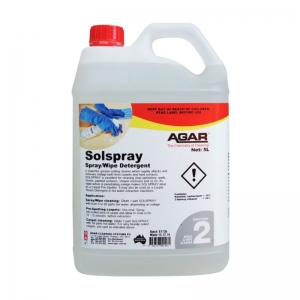 Agar Solspray - Spray Wipe Detergent  - 5Ltr